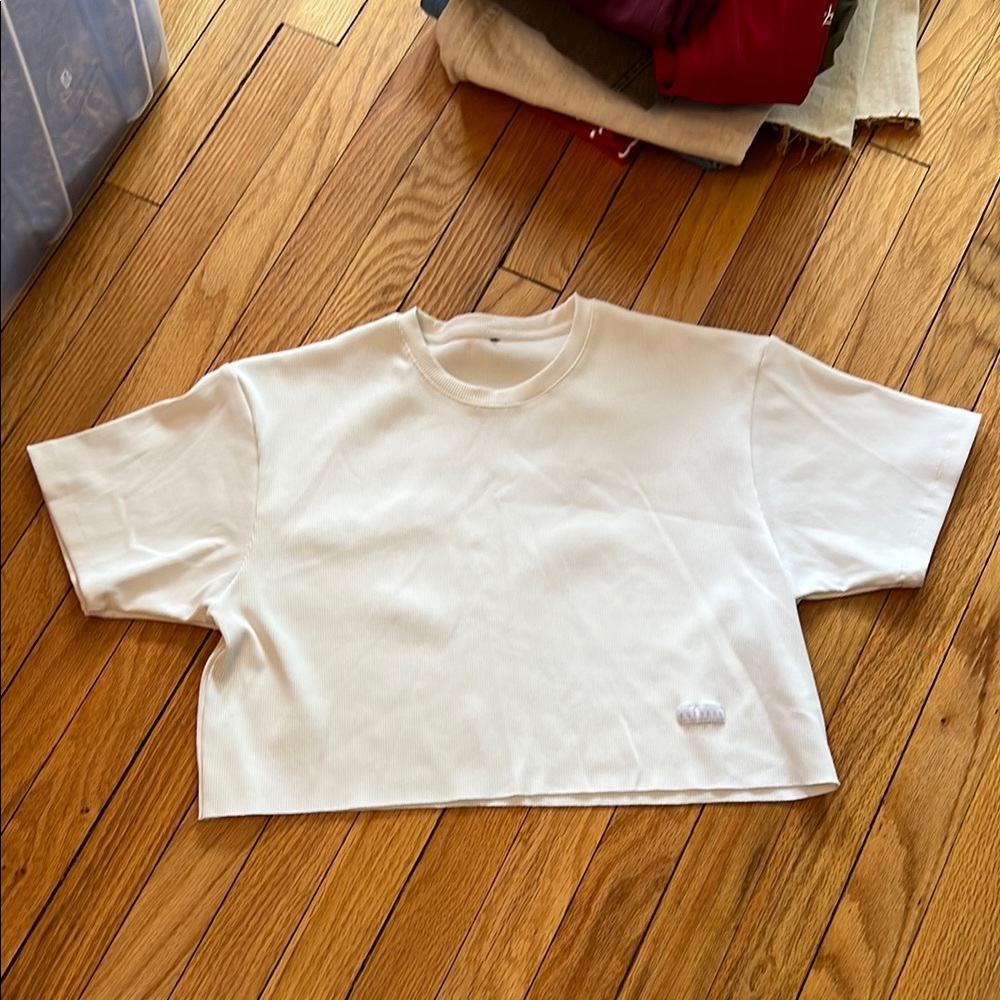 White Women's Crop Top from Agent 84